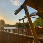 Waterlodge met terras en uitzicht op het meer